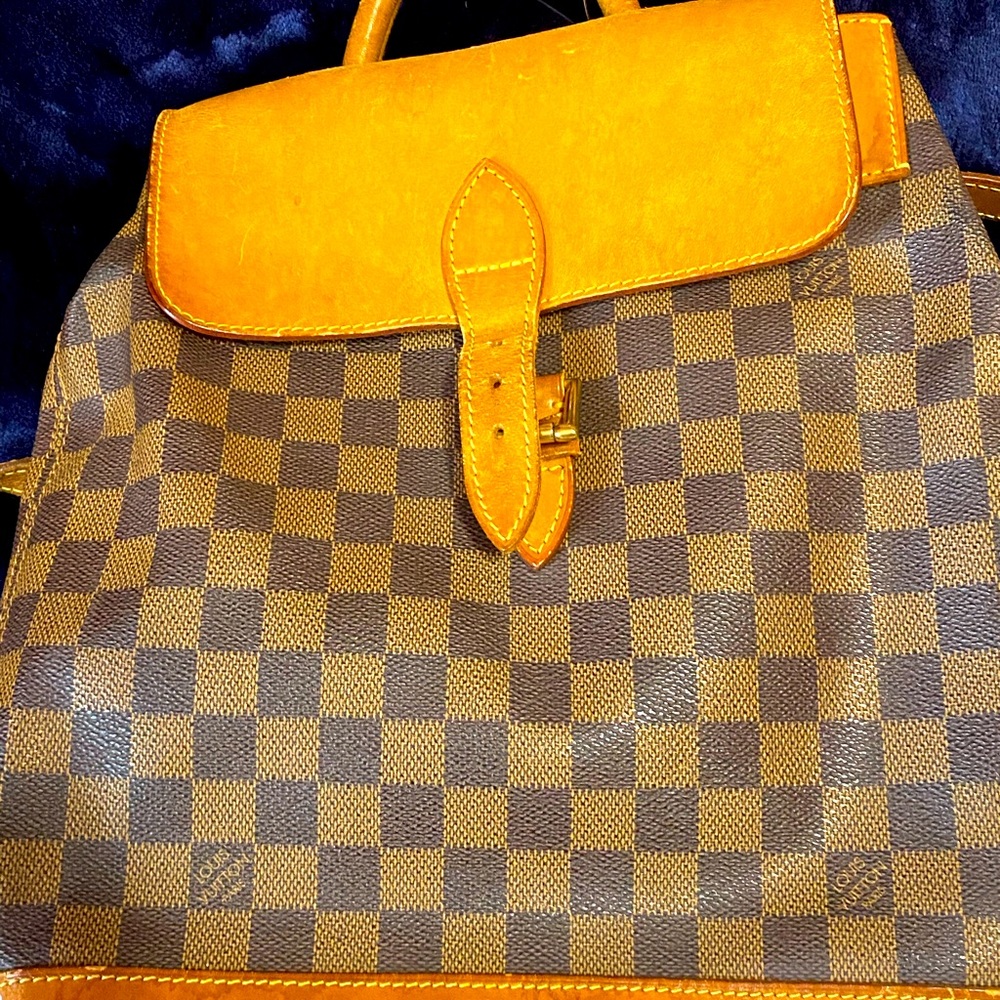 ♥️♥️ LOUIS VUITTON EBENE DAMIER M99038 ARLEQUIN BACK PACK TH1926 ♥️♥️
